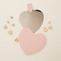 Specchietto cuore rosa