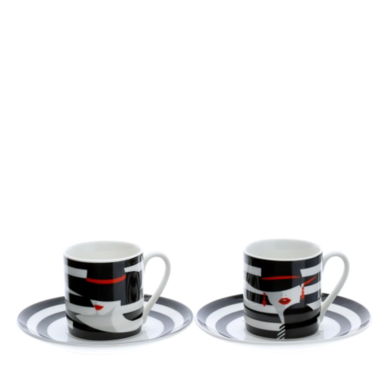 Set 2 tazzine caffè "Fashion"