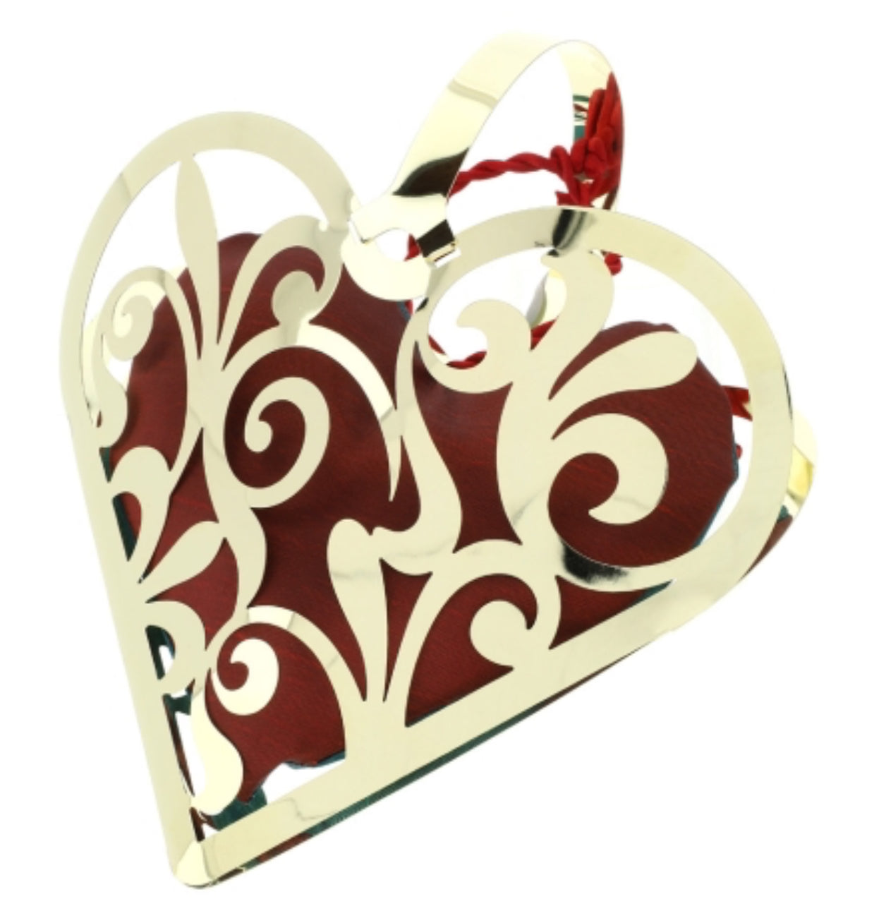 Cuore metallo traforato