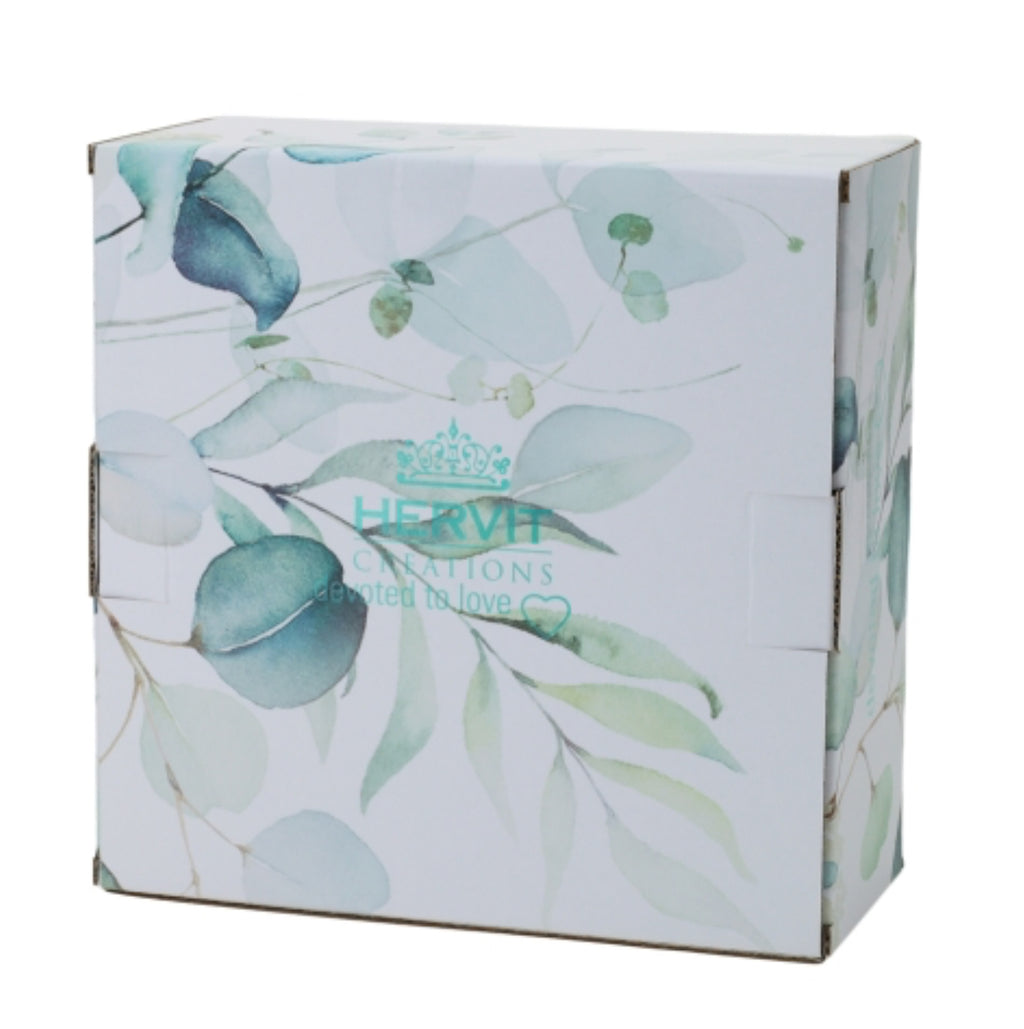 Lampada in vetro fumé "Felce"