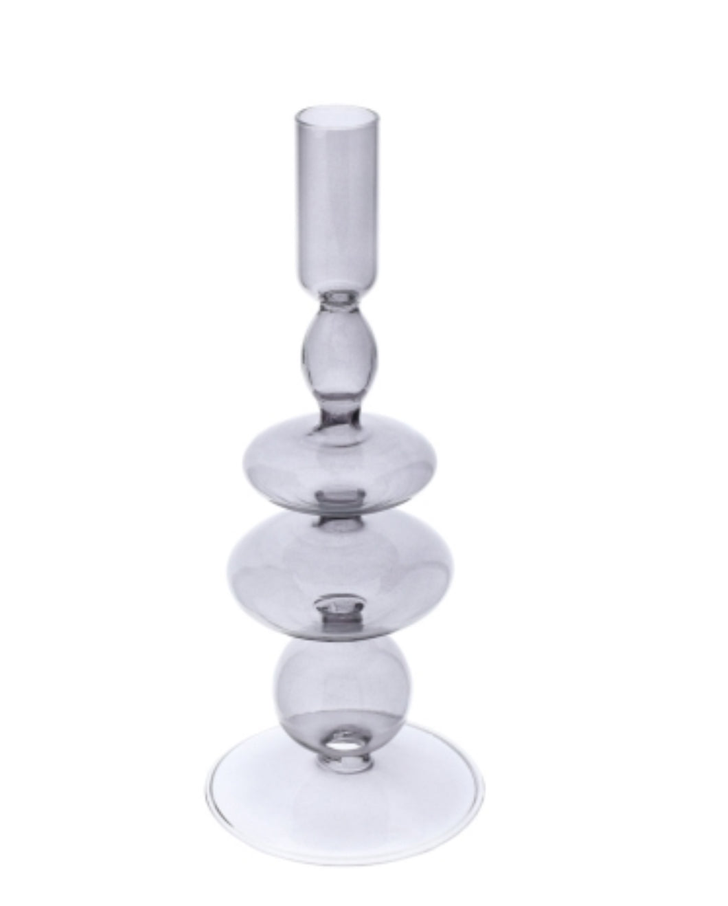 Portacandela in vetro "Blow"