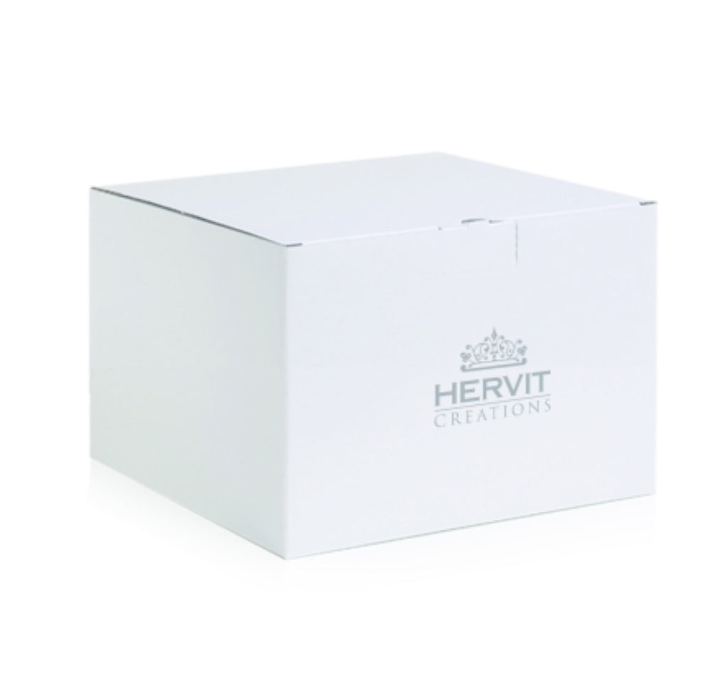 Sacra famiglia in gres bianco/oro