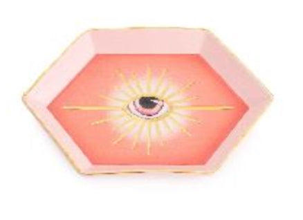 Vassoio esagonale in ceramica "Egeo"