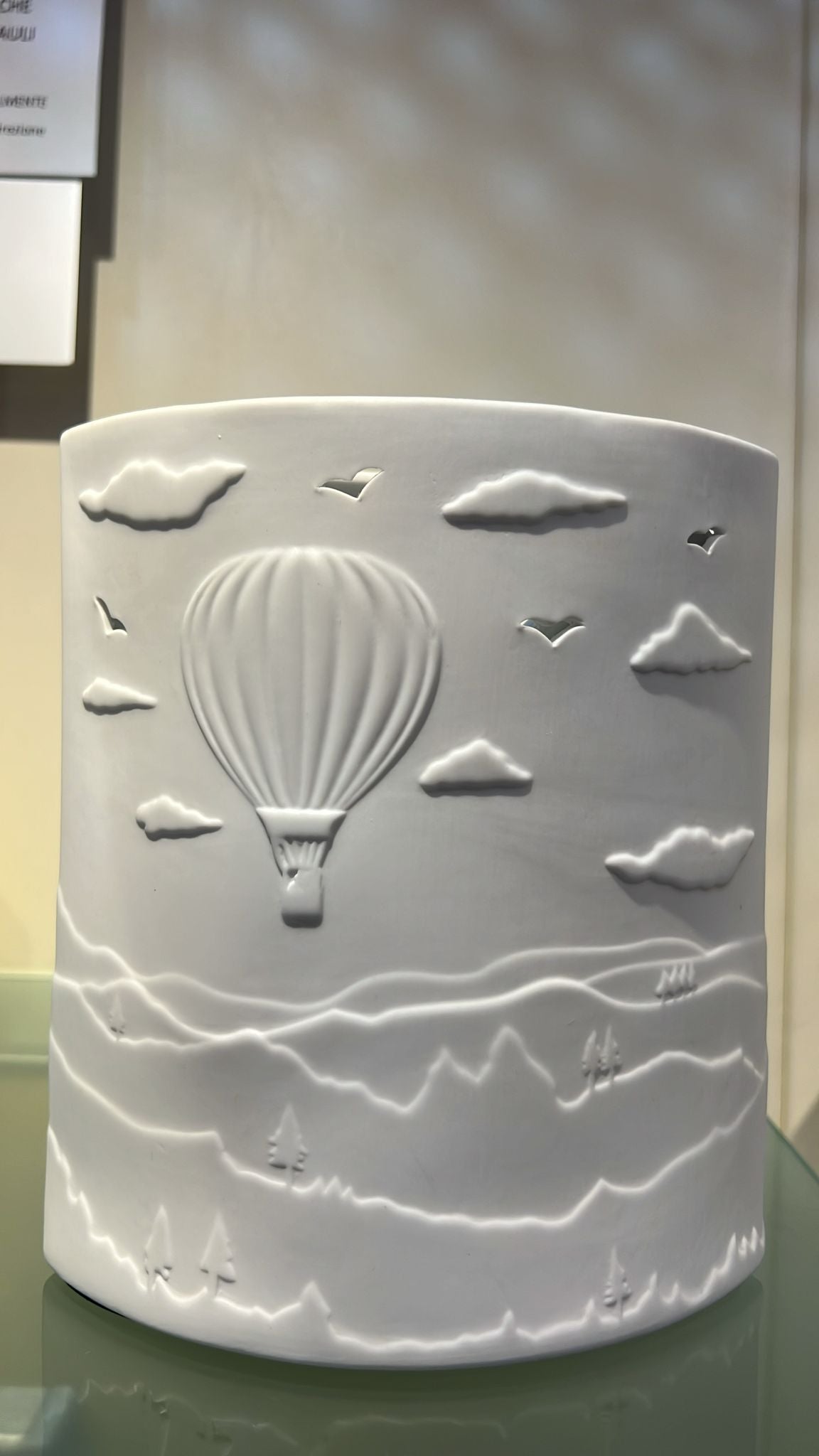 Lampada in porcellana