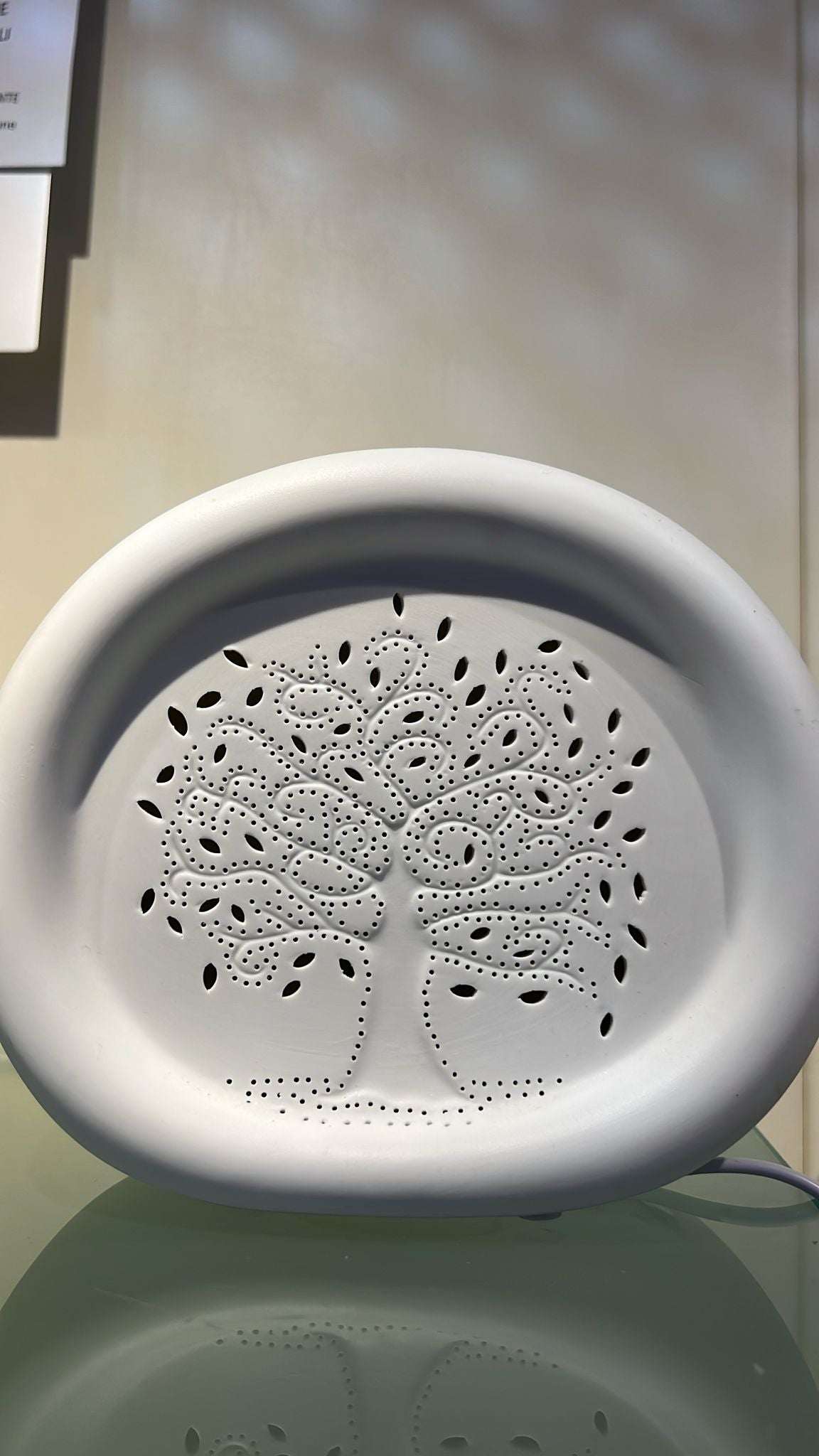 Lampada in porcellana "Albero della vita"