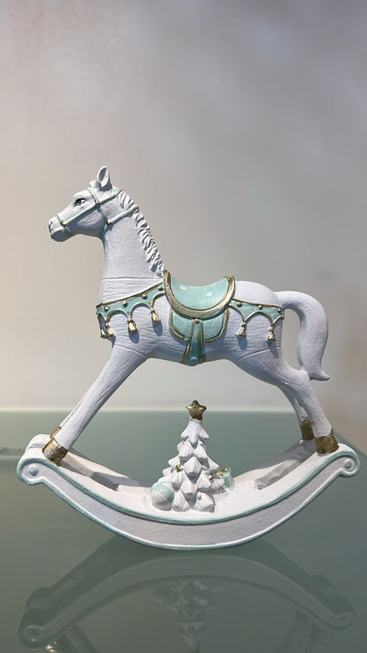 Decoro cavallo a dondolo