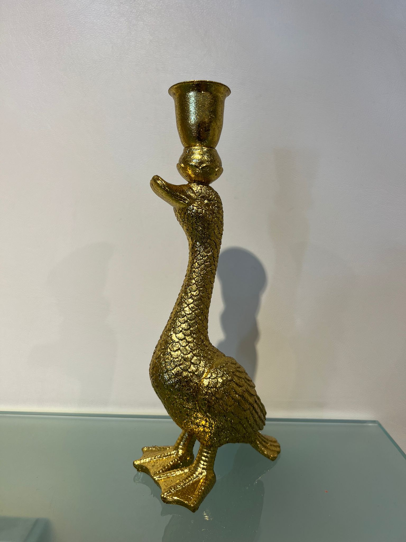 Oca portacandela oro