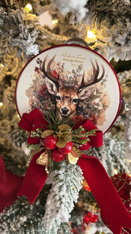 Tamburello decoro albero