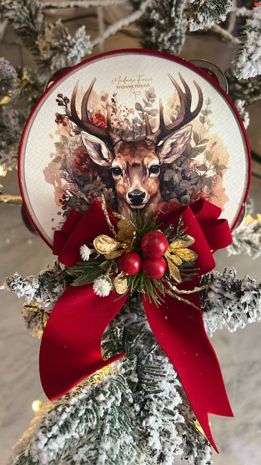 Tamburello decoro albero