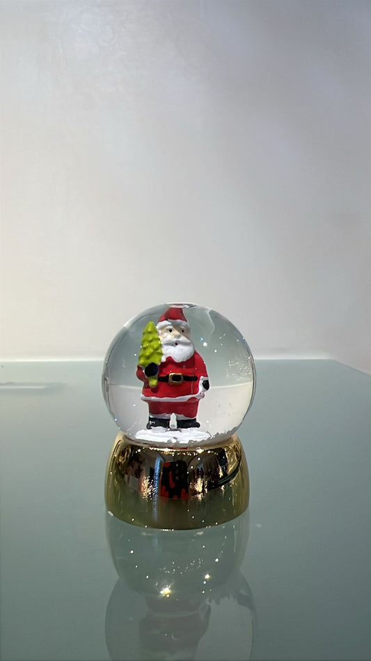 Mini palla/acquaneve "Babbo Natale"