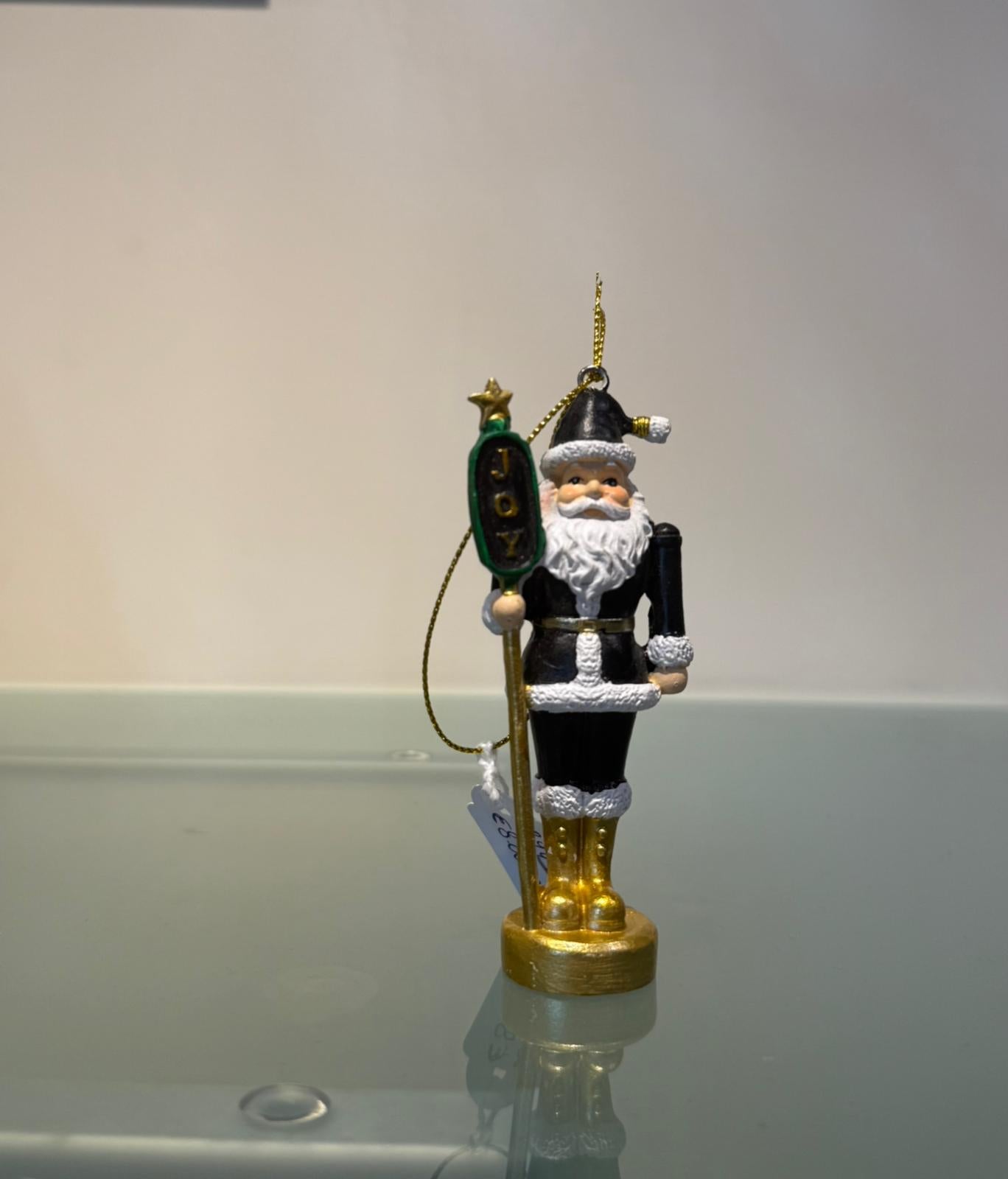 Decoro in resina "Babbo Natale"