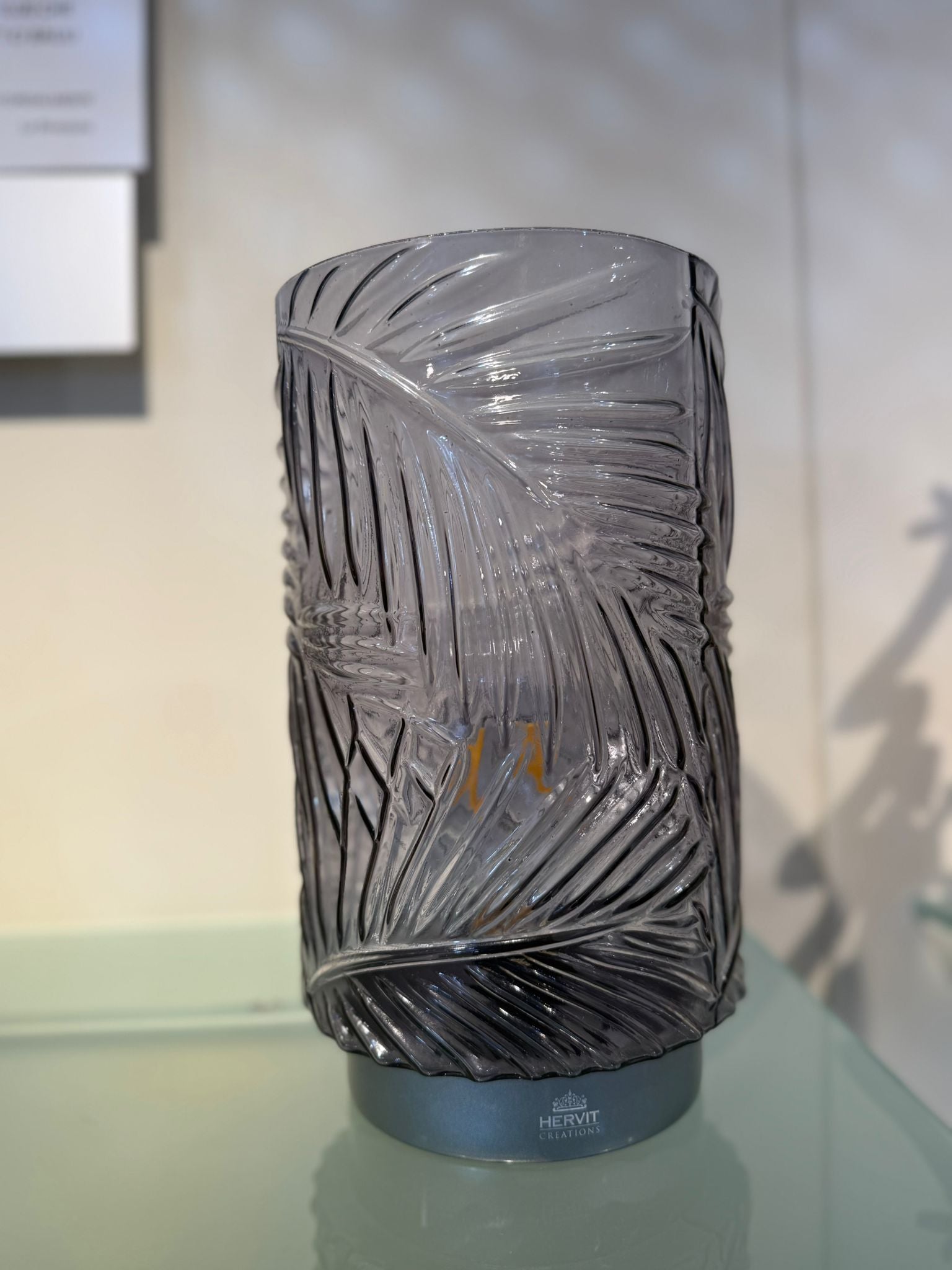 Lampada ricaricabile in vetro