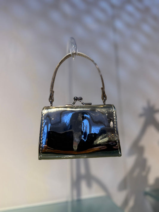 Borsetta "Kelly" in ecopelle oro