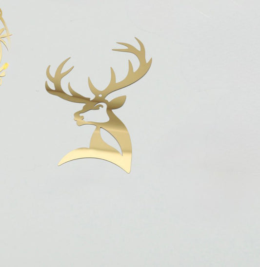 Decoro albero oro "Renna"