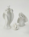 Sacra famiglia in porcellana
