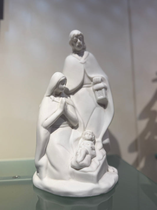 Sacra Famiglia in porcellana