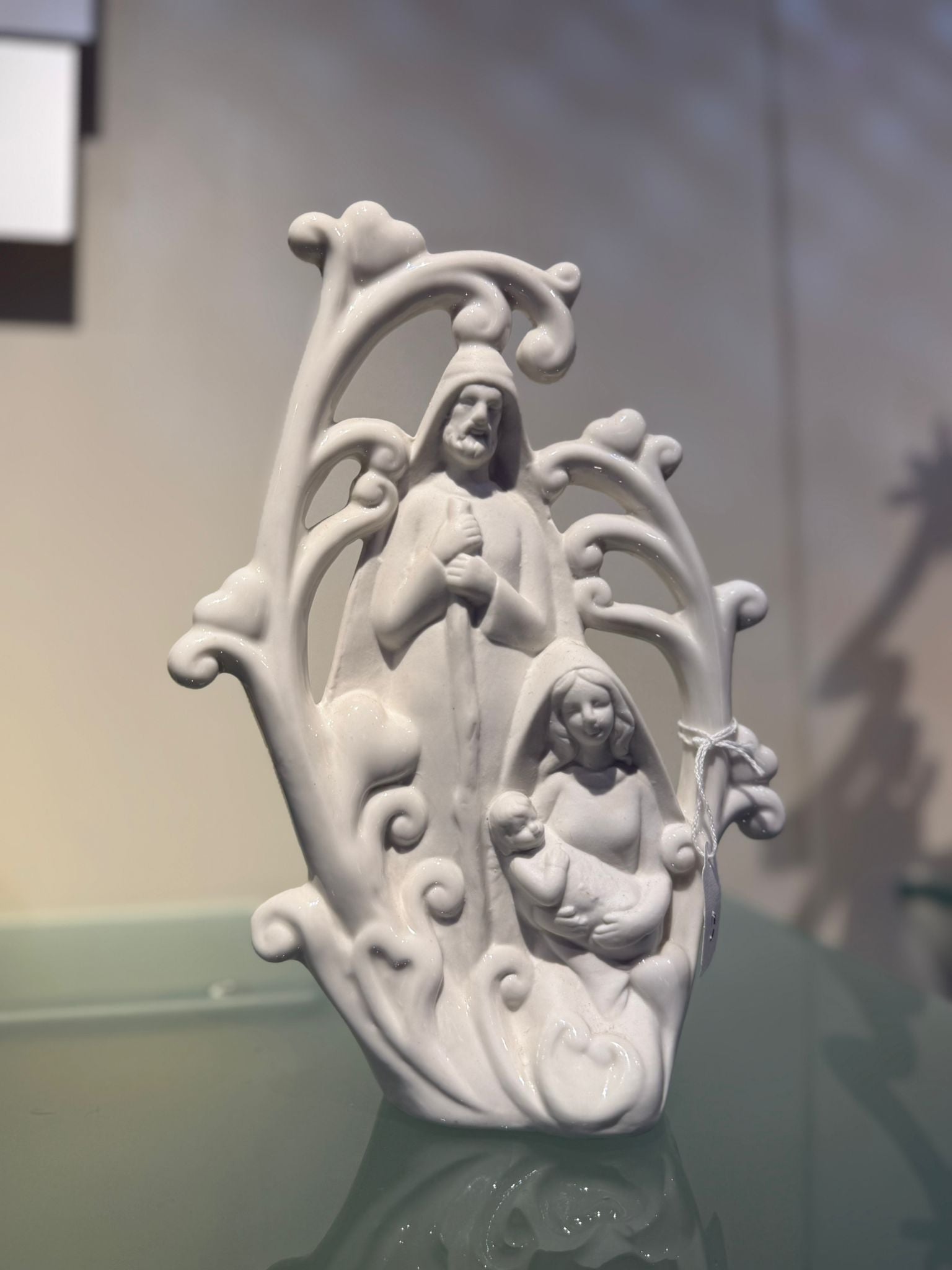 Sacra Famiglia in porcellana