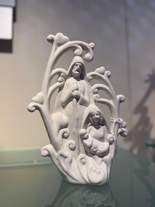 Sacra Famiglia in porcellana