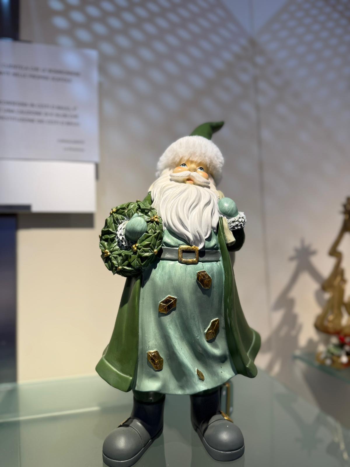 Babbo Natale verde acqua