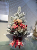 Alberello con Teddy innevato