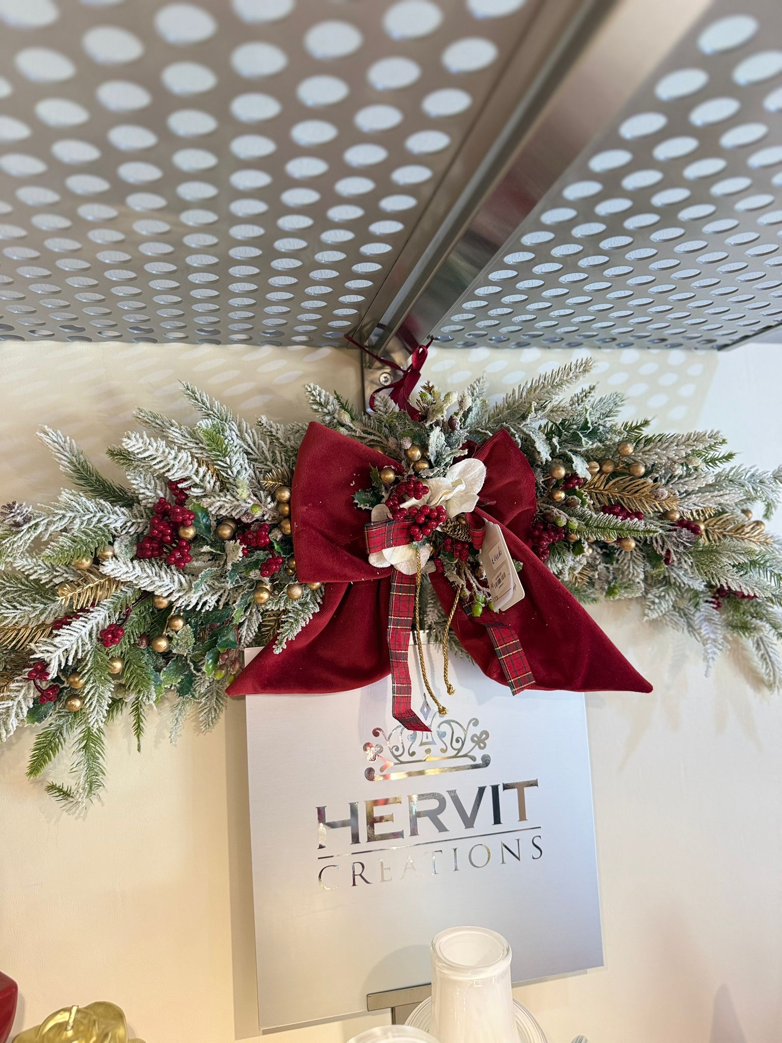 Fuori porta con fiocco in velluto