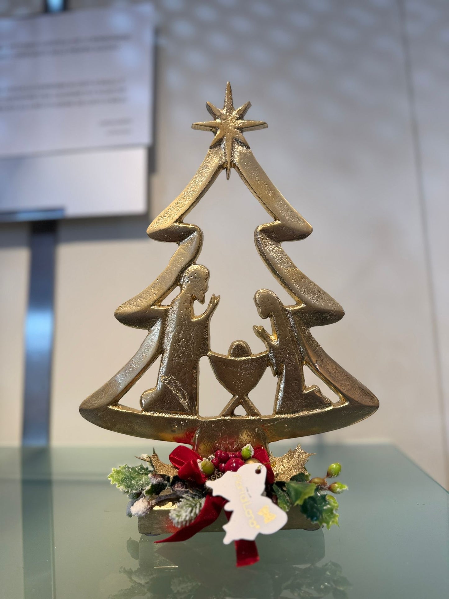 Albero in metallo "Natività"
