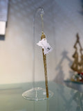 Cristallo glitterato oro
