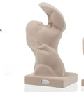 Scultura "Bacio" in gres