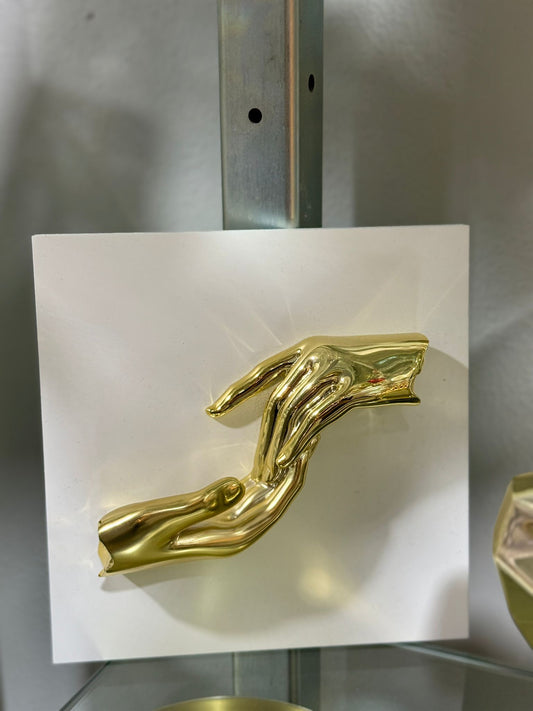 Quadro mani in oro