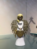 You are an Angel bianco e oro cuore