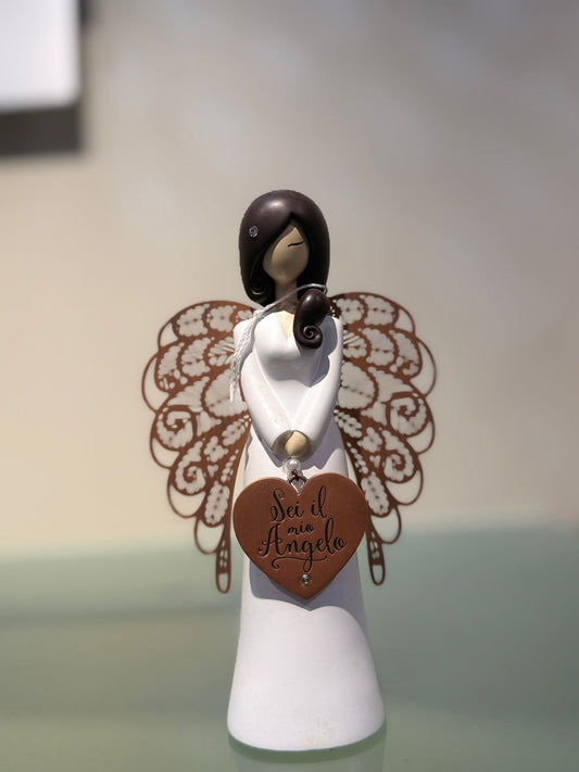 You are an Angel cuore bronzo