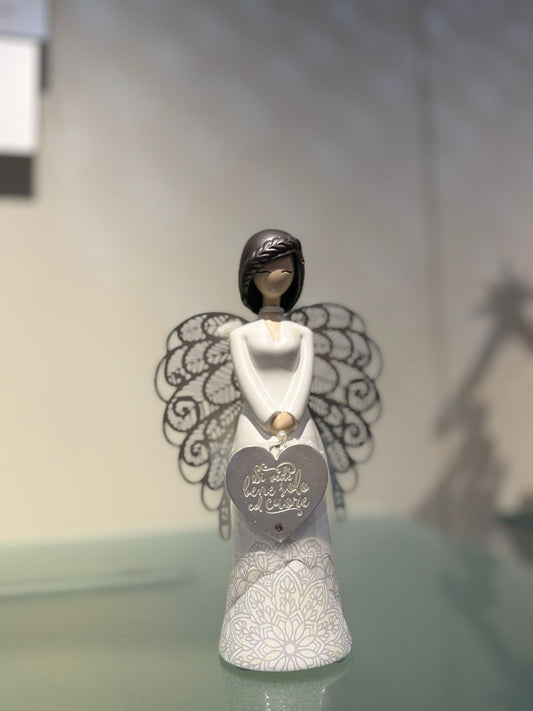 You are an Angel cuore argento
