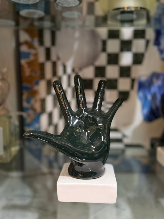 Mano "Give me 5" nera