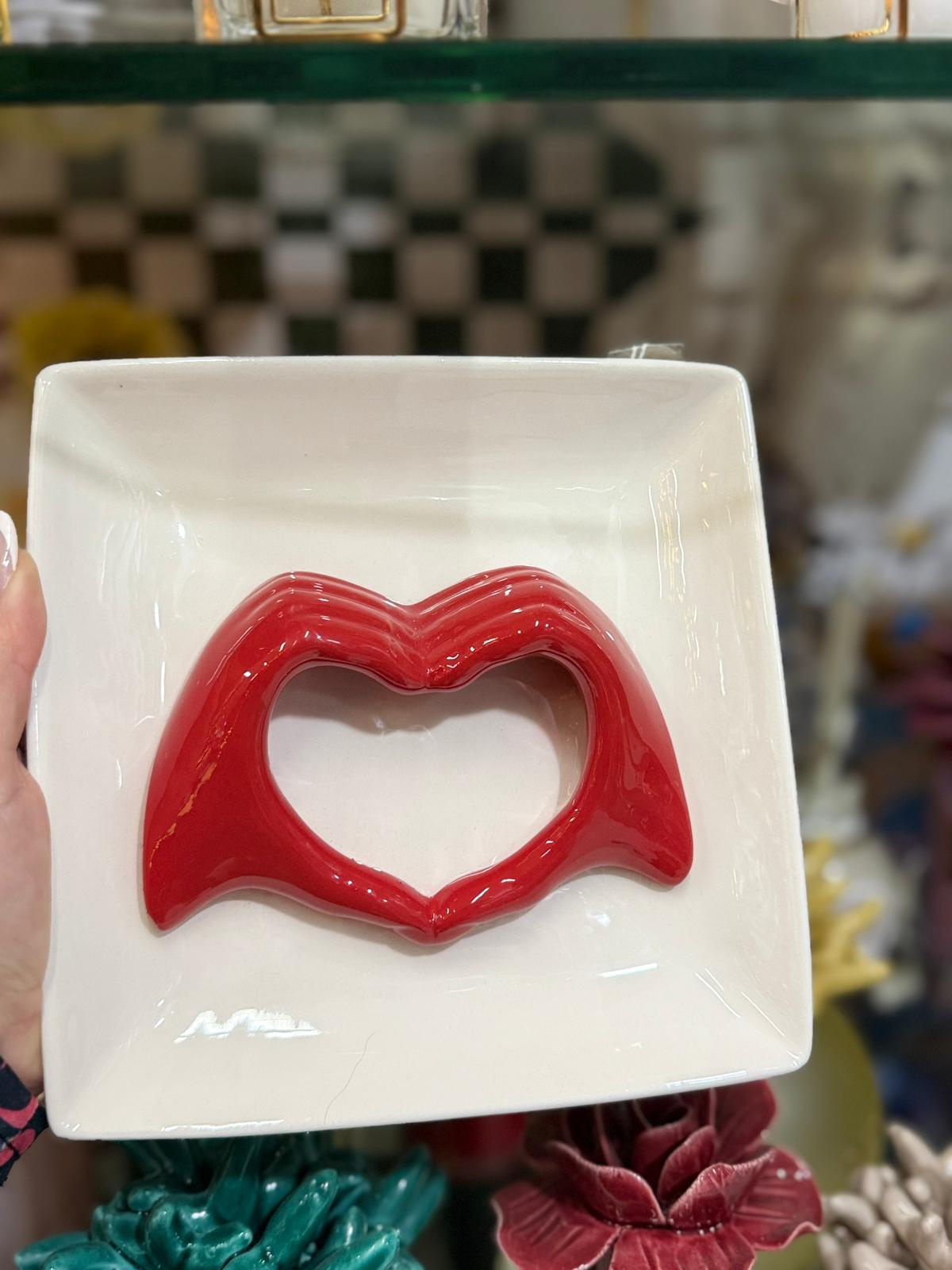 Svuota tasche bianco e rosso