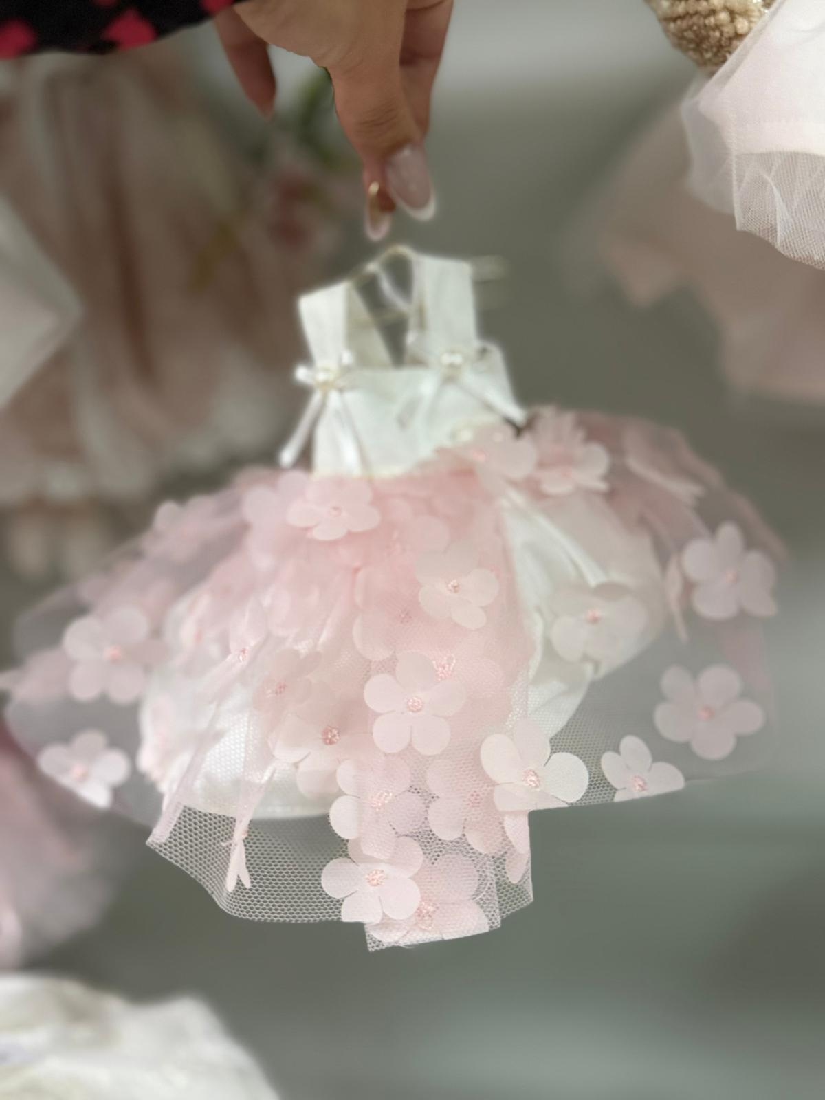 Abito rosa per bambole