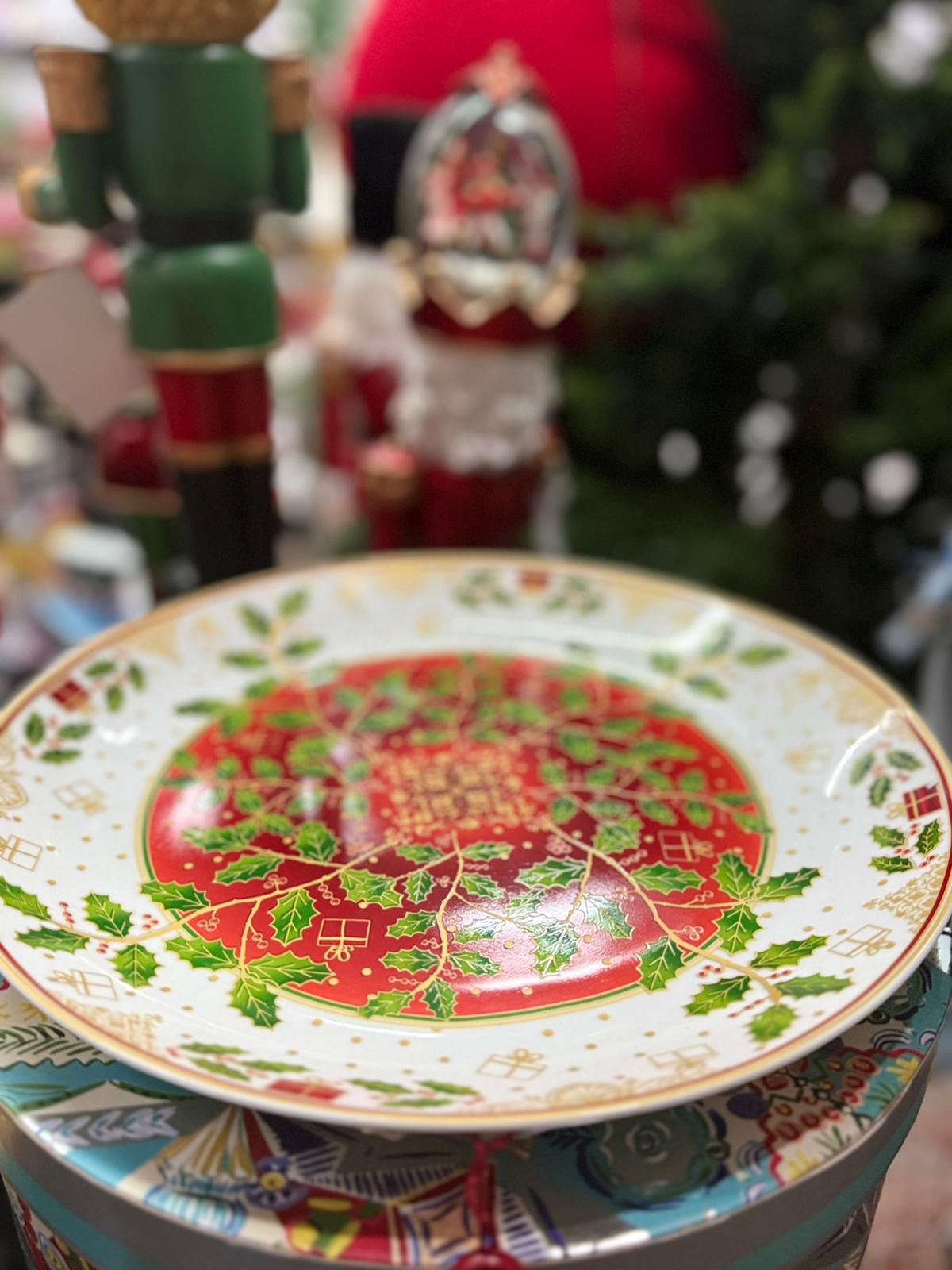 Piatto da portata natalizio