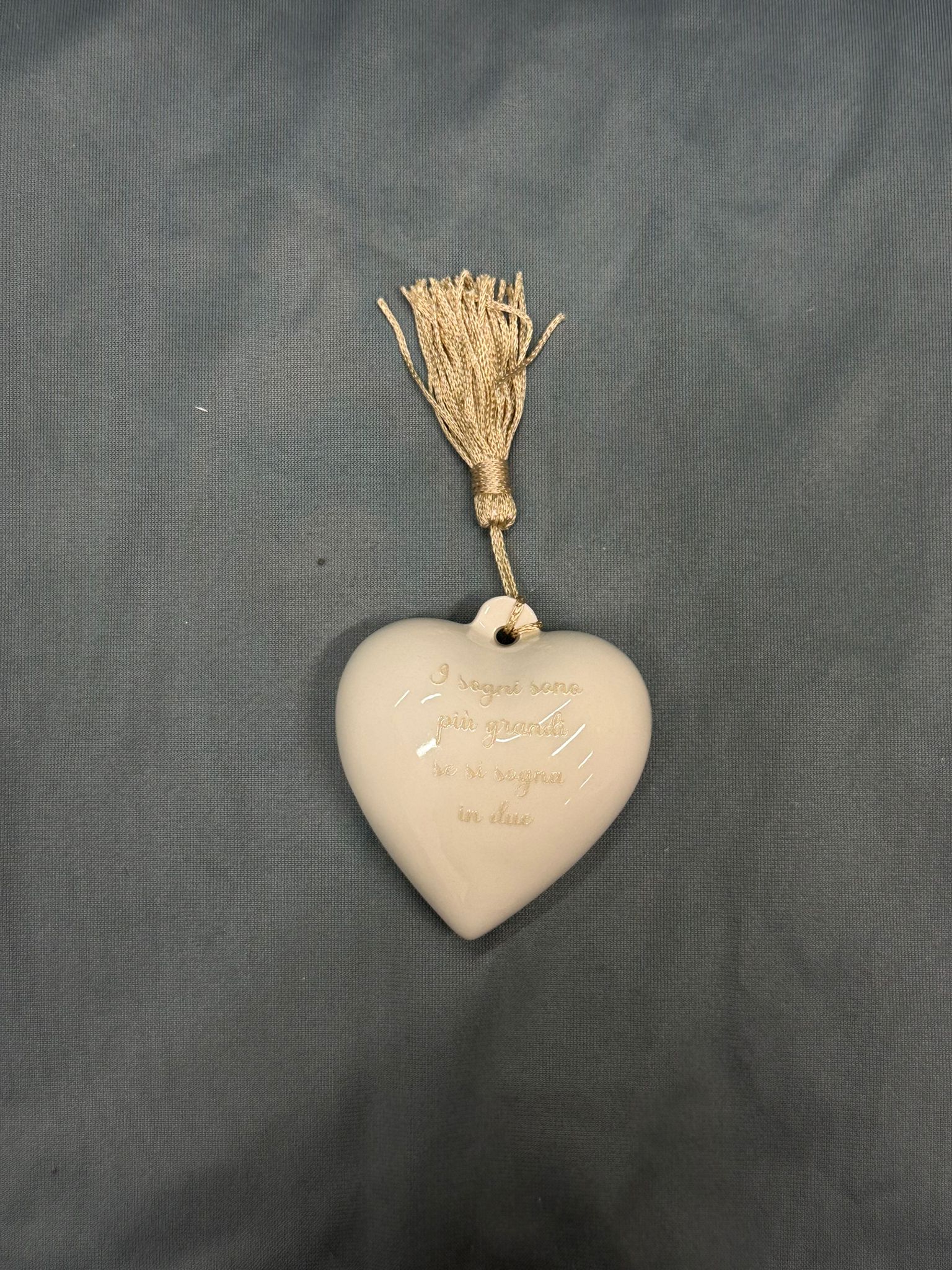 Cuore Panna Con Frase