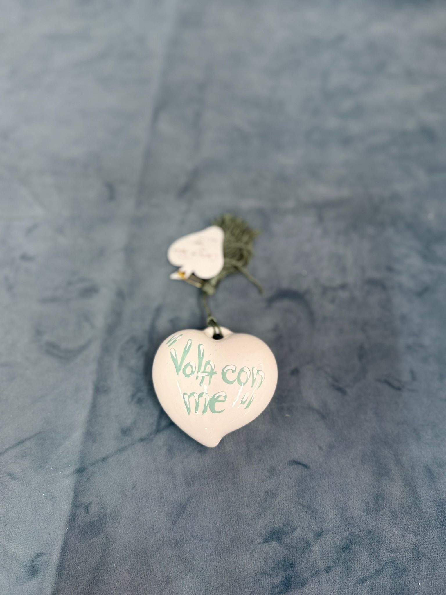 Cuore Piccolo Con Scritta "Vola Con Me"