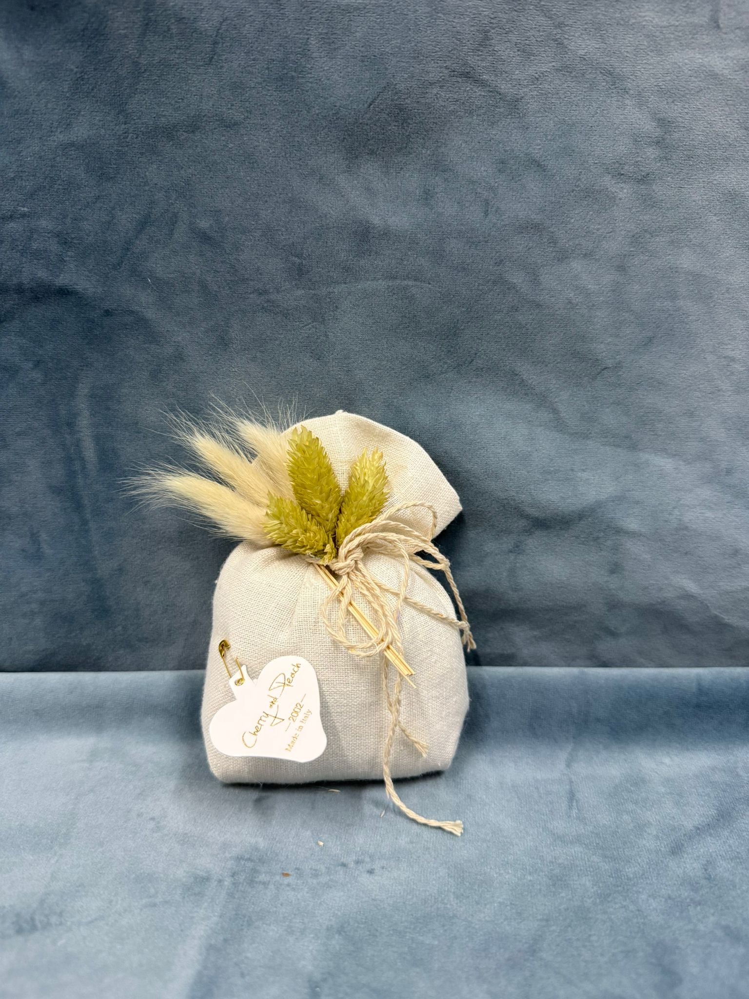 Sacchetto Con Fiori Verdi