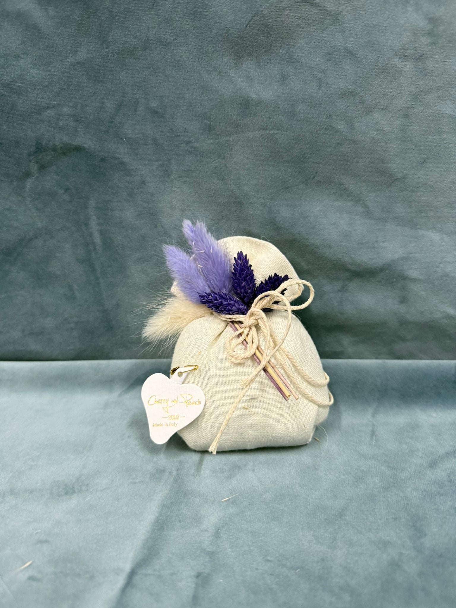 Sacchetto Con Fiori Lilla