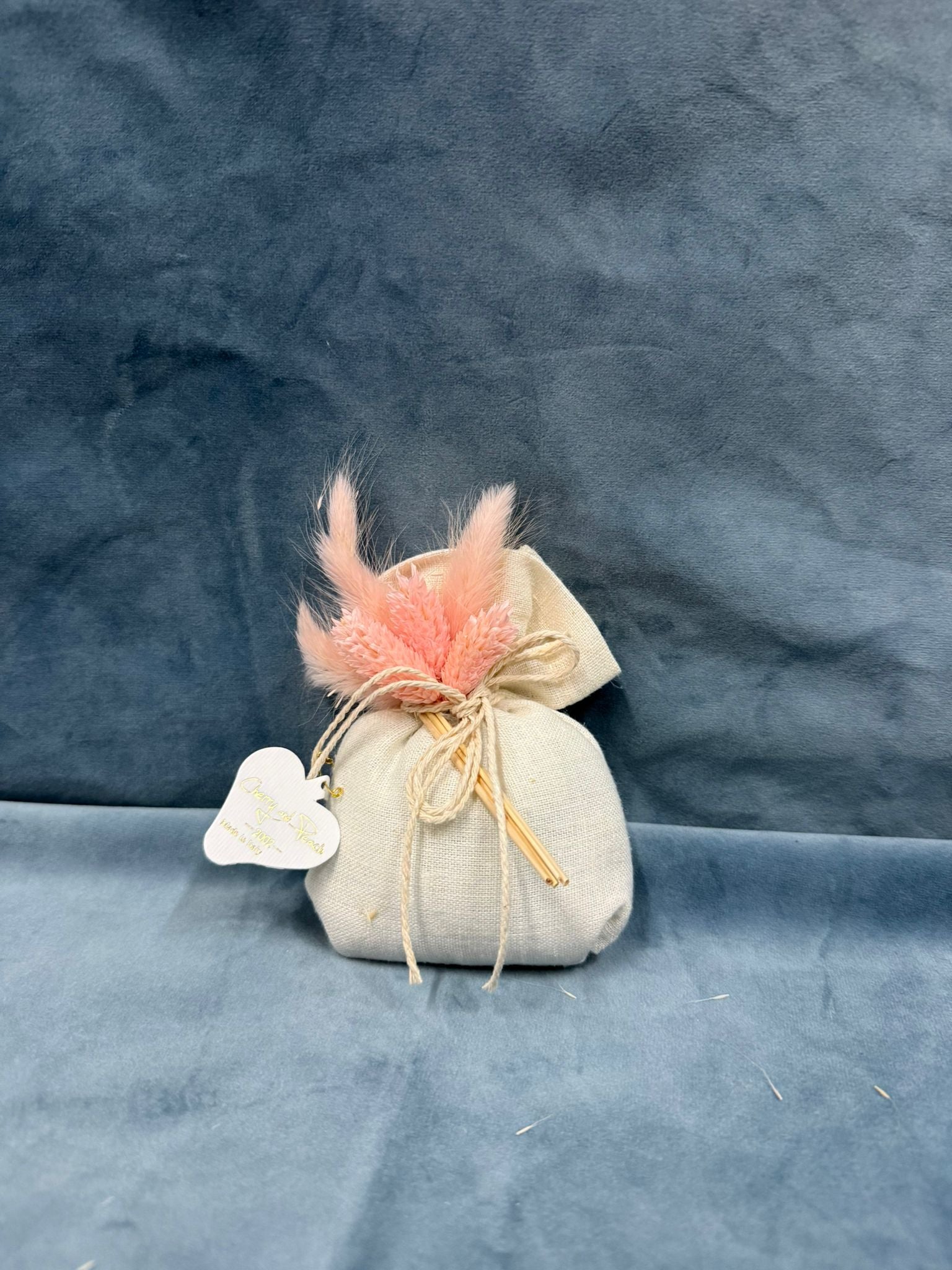 Sacchetto Con Fiori Rosa