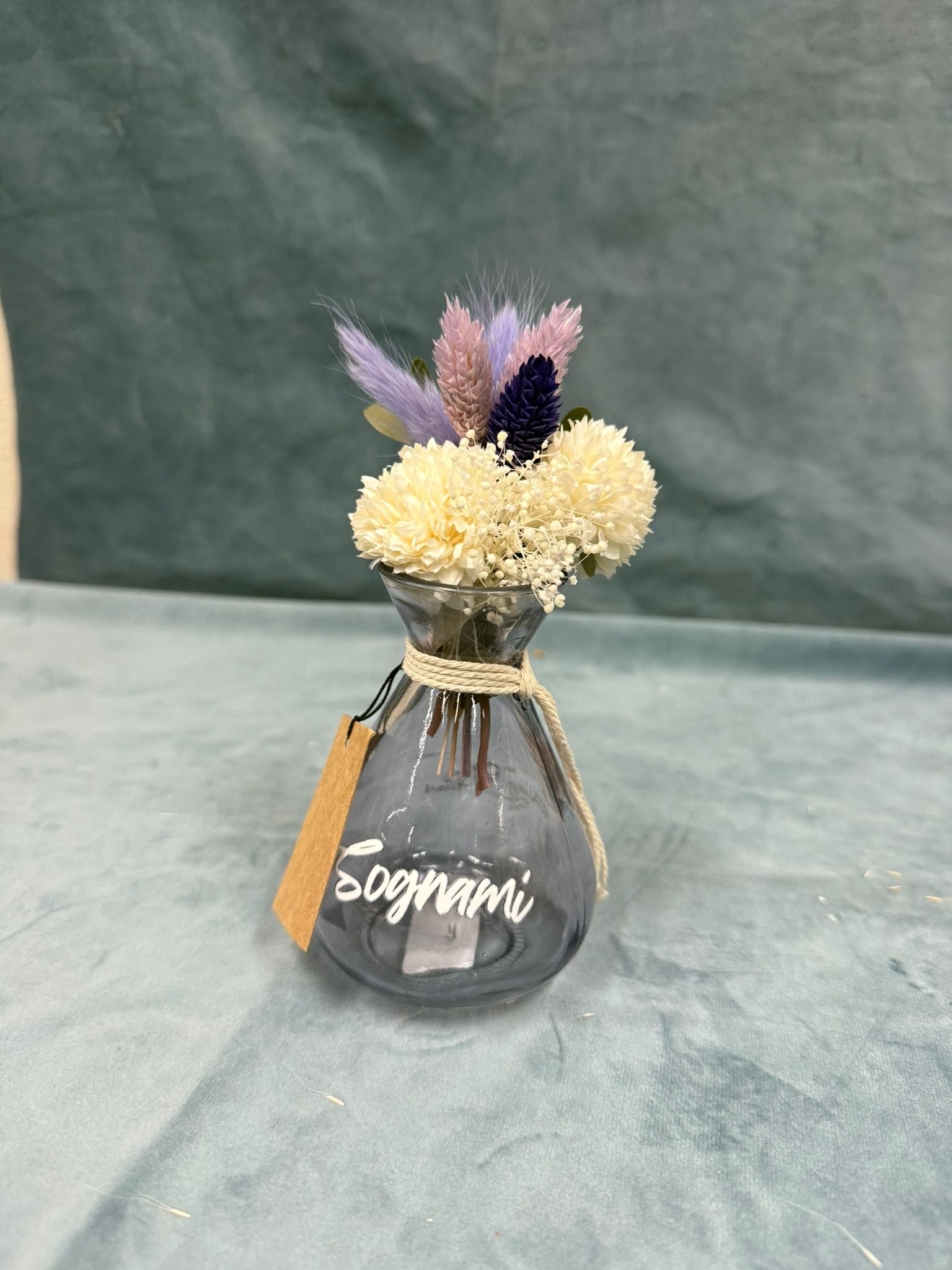 Vasetto basso Con Scritta "Sognami"