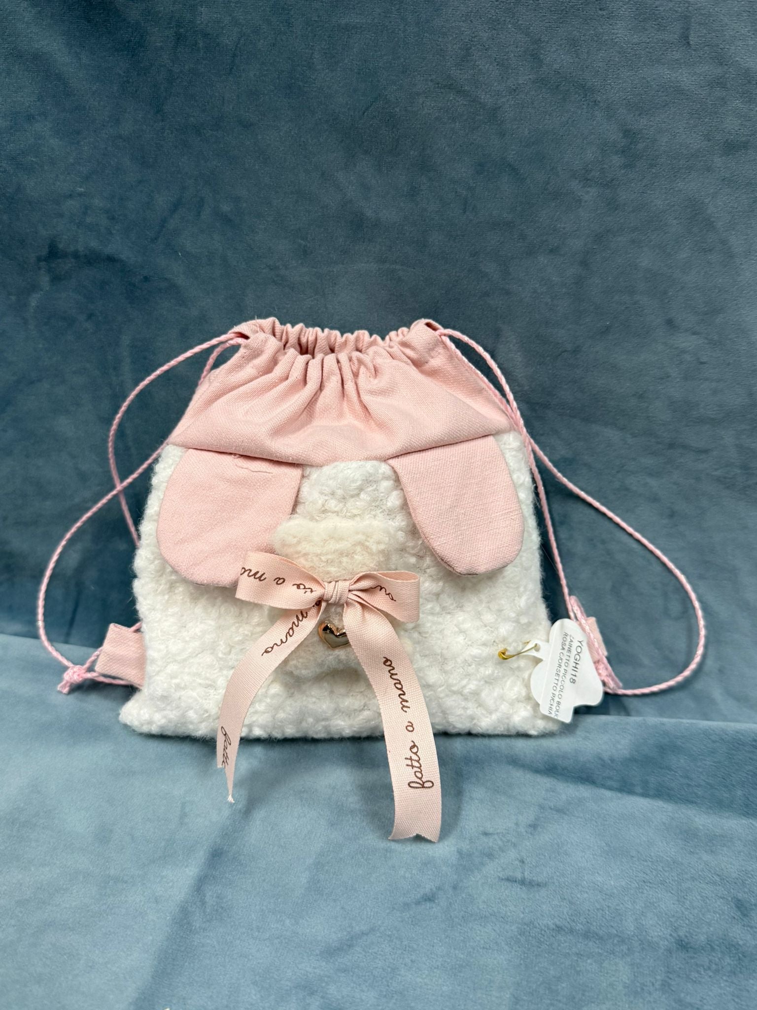 Zainetto Piccolo Bouclé Rosa