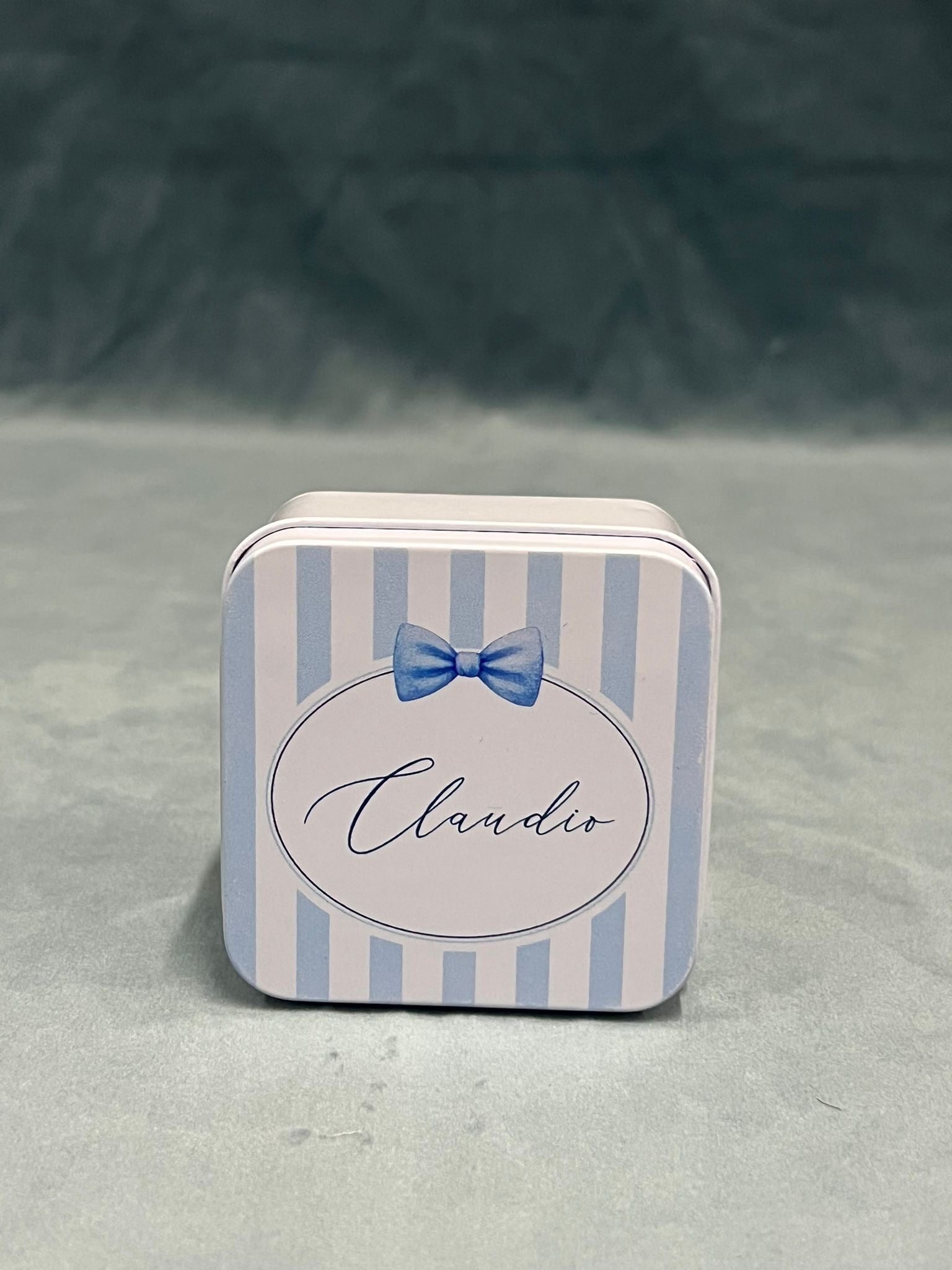 Scatola Latta Porta Confetti Personalizzabile