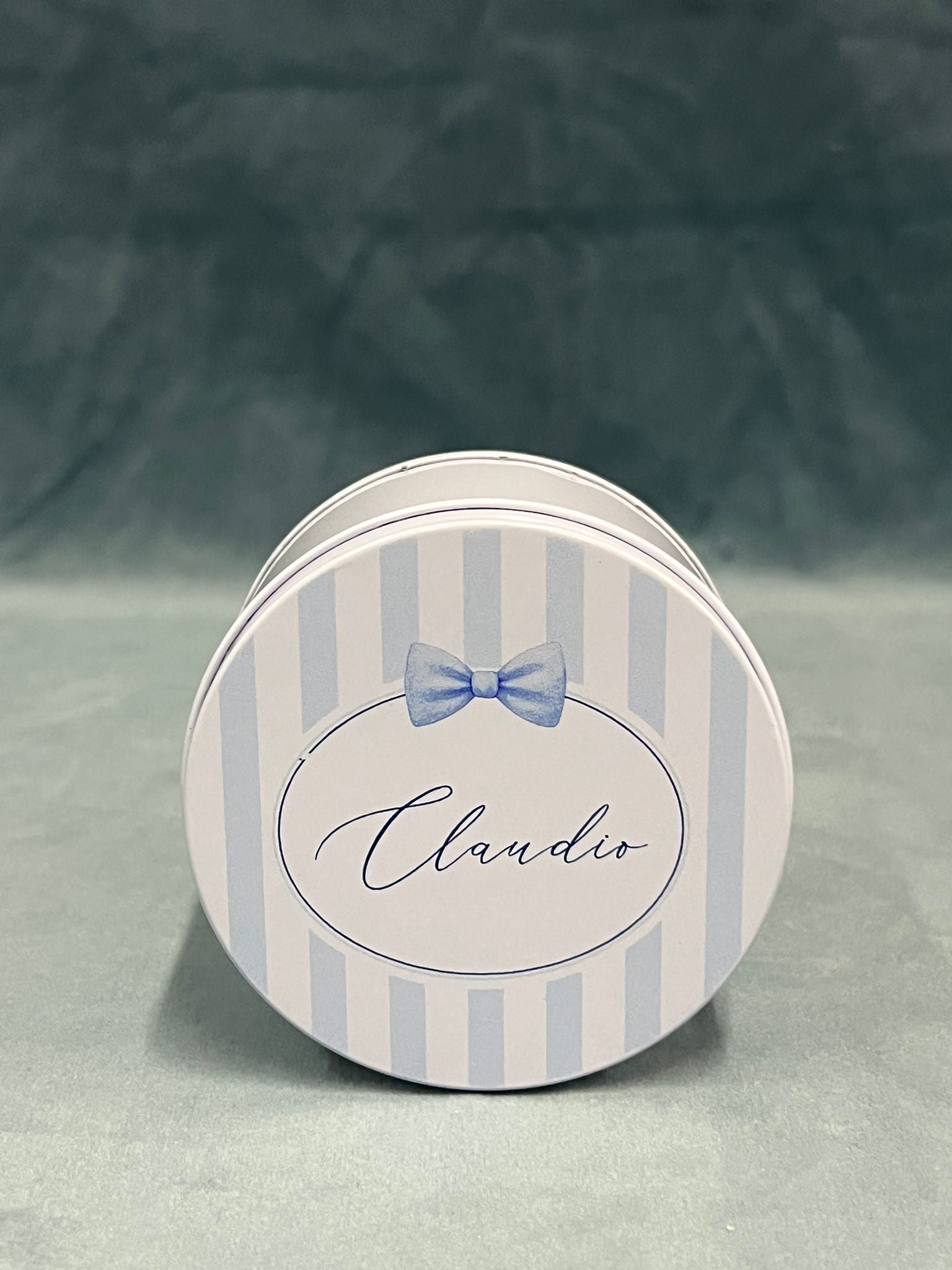 Scatola In Latta Porta Confetti Personalizzabile