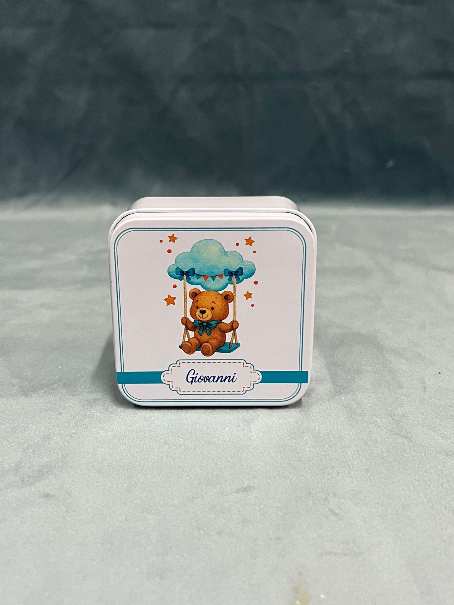 Scatola Latta Porta Confetti Personalizzabile