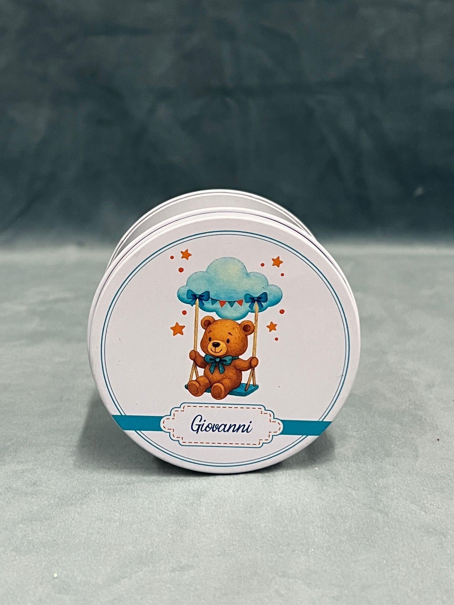 Scatola In Latta Porta Confetti Personalizzabile