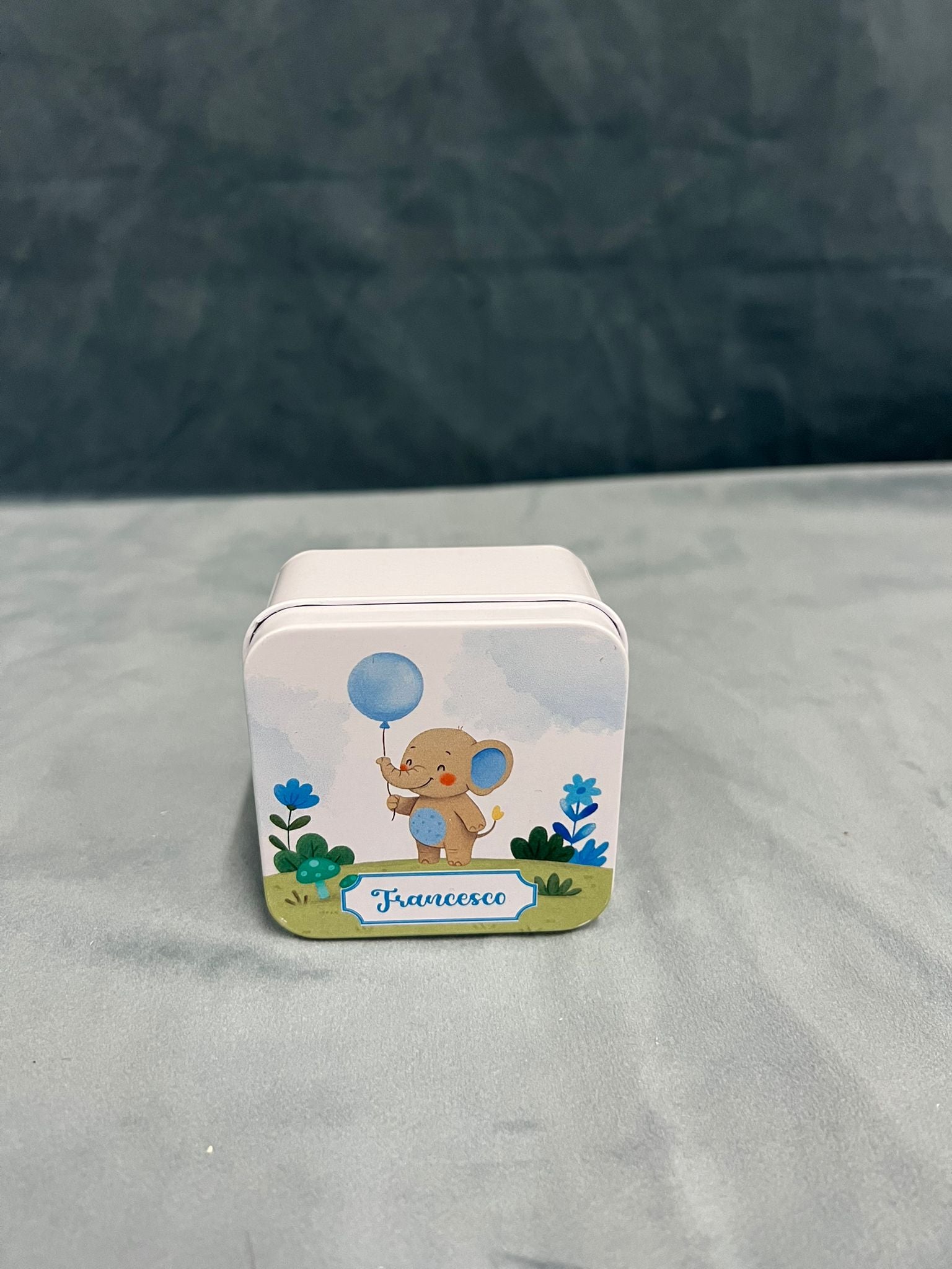 Scatolina In Latta Porta Confetti Personalizzabile