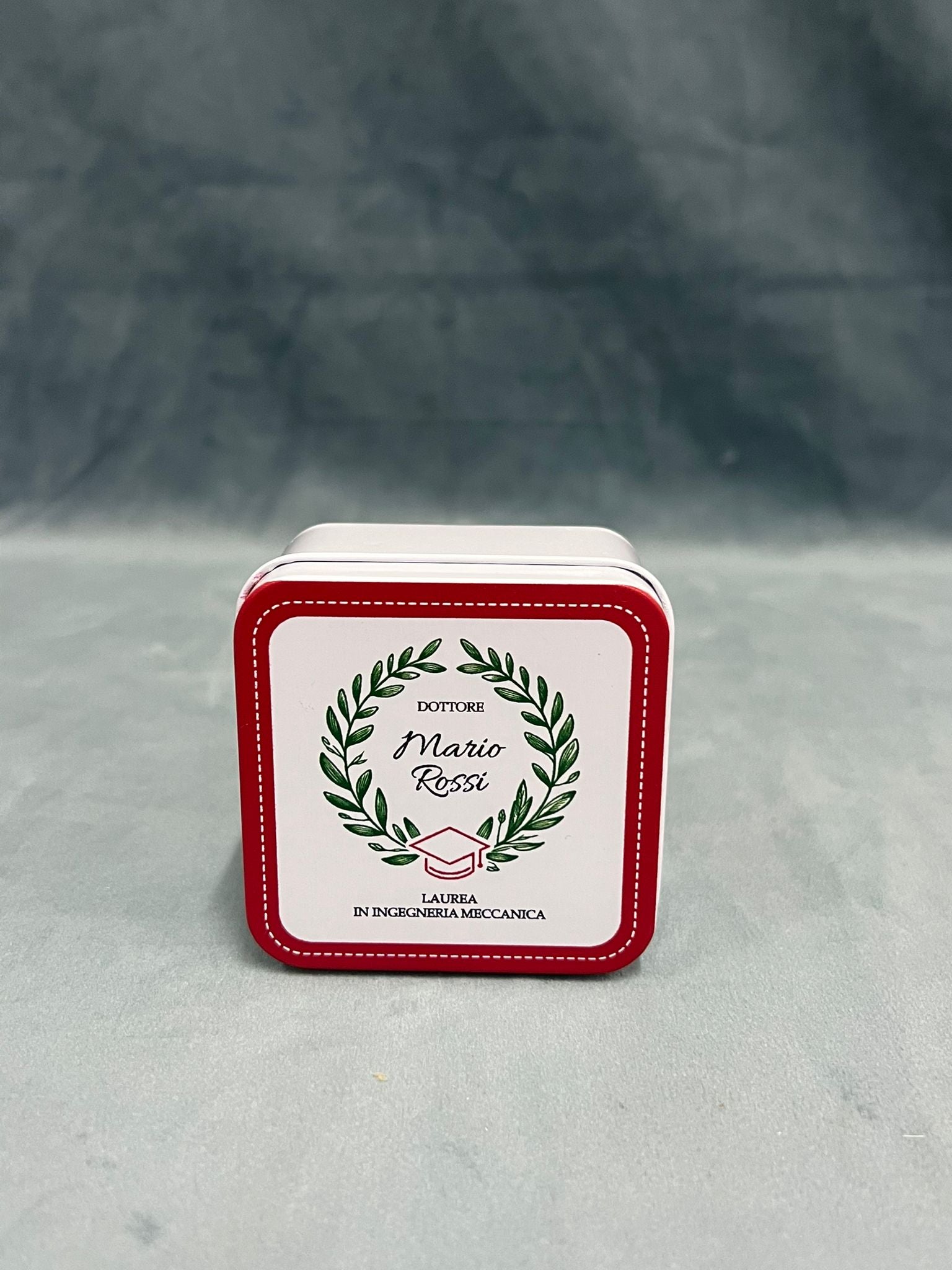 Scatola In Latta Porta Confetti Personalizzabile