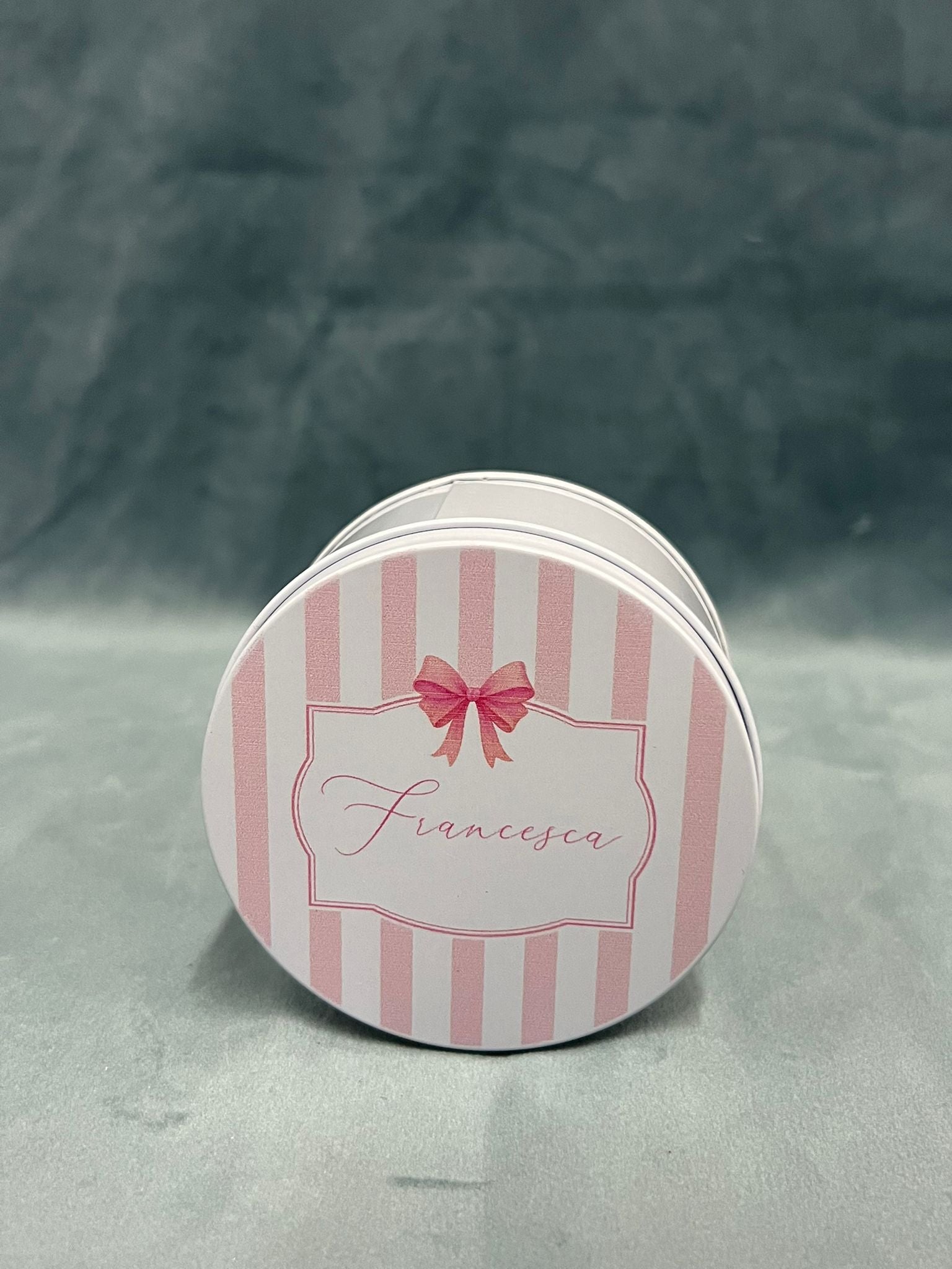 Scatola In Latta Porta Confetti Personalizzabile